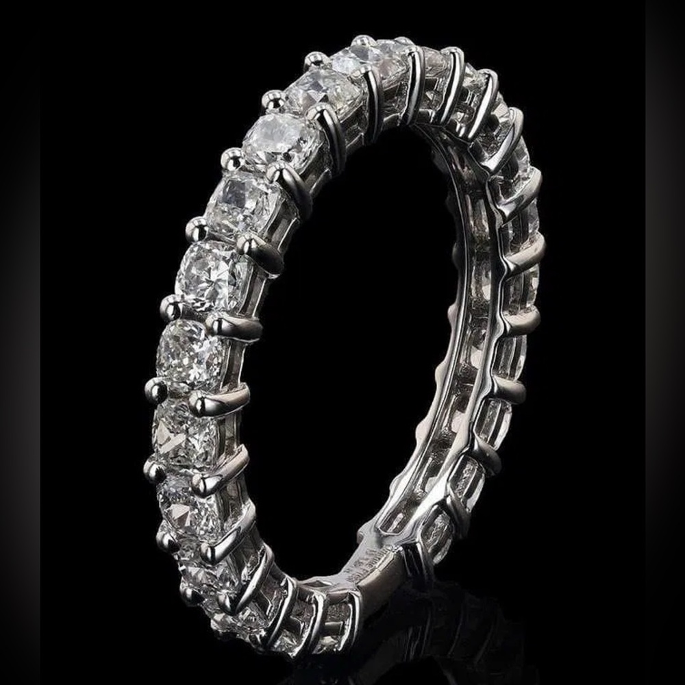 NWT Custom made 1.84CTW DIAMOND PLATINUM RING-Quality-VS2 Clarity-SI Colour-F/G
